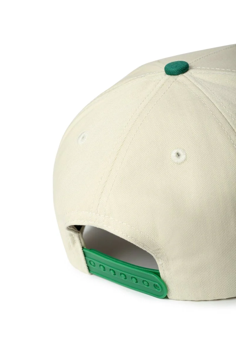 Nobeless Trucker Hat – Off White / Green - Image 3