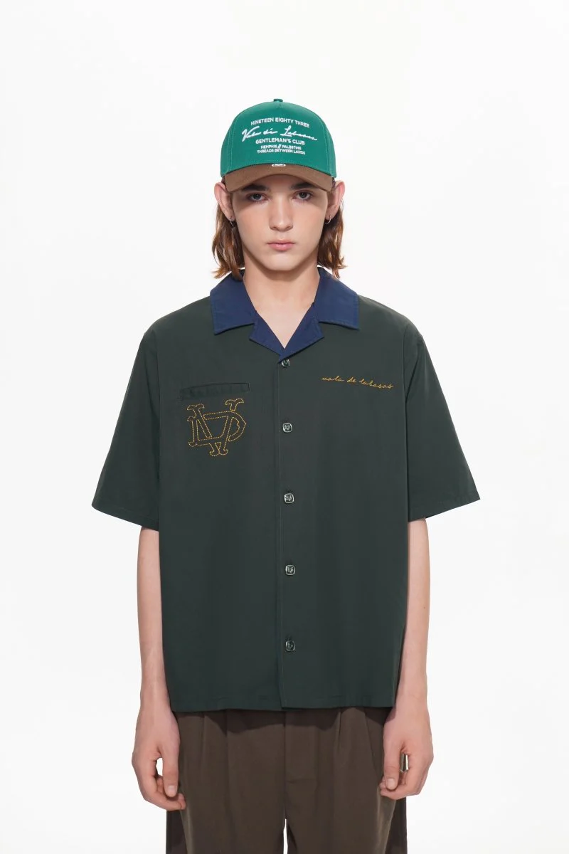 Vazio Button Down – Green (Cotton Blend) - Image 6