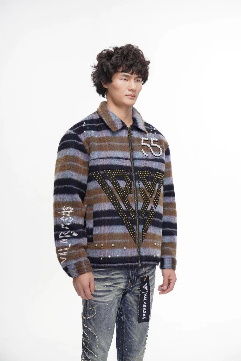 Garland Woven Jacket Brown - Image 6