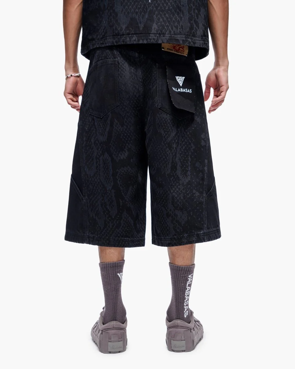 Voidscale Baggy Jorts Black Wash - Image 7