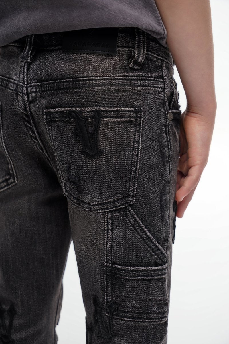 Kids V-Minimal Dk. Grey Wash Stacked - Image 4