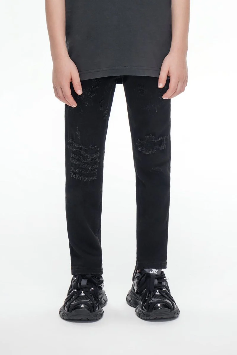 Kids Viggo Black Skinny - Image 3