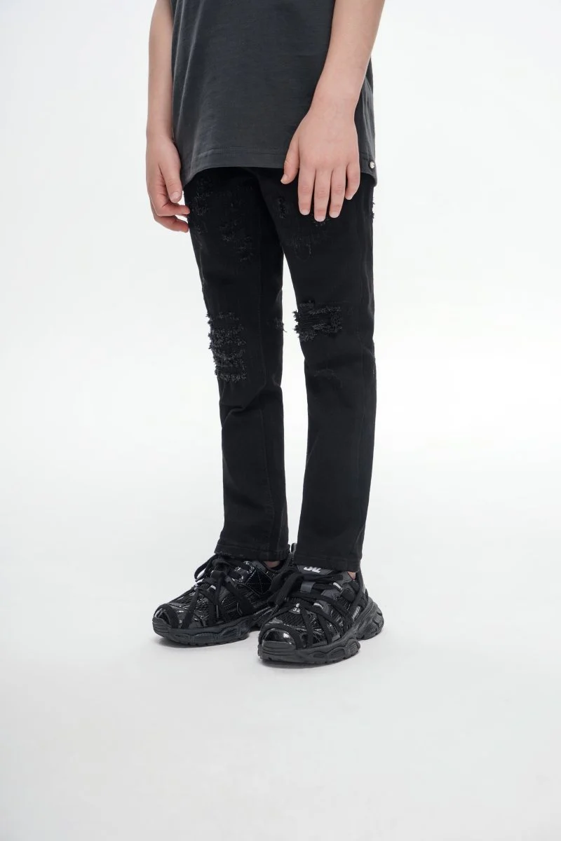 Kids Viggo Black Skinny - Image 5
