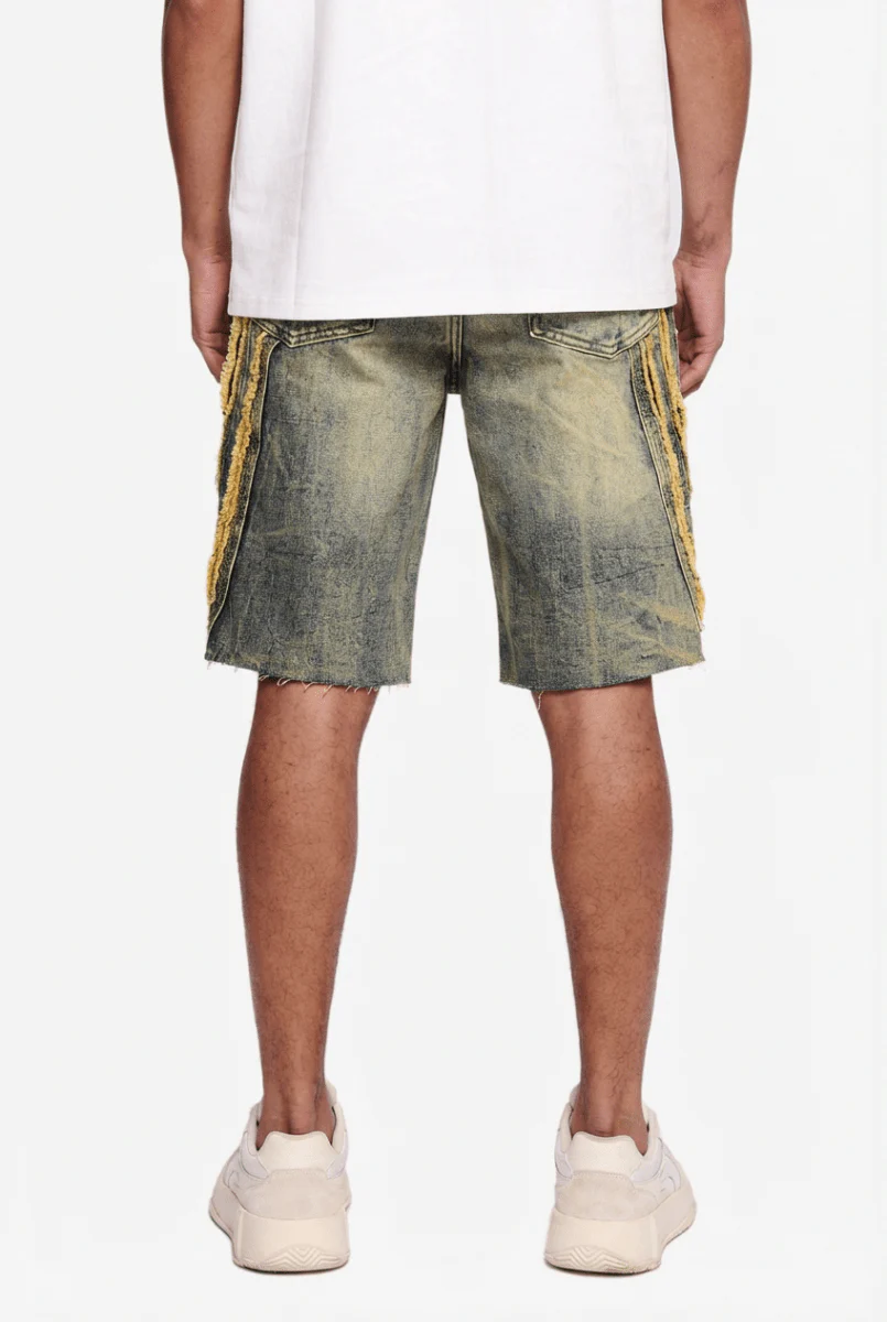 Wrap Dirty Blue Shorts - Image 2